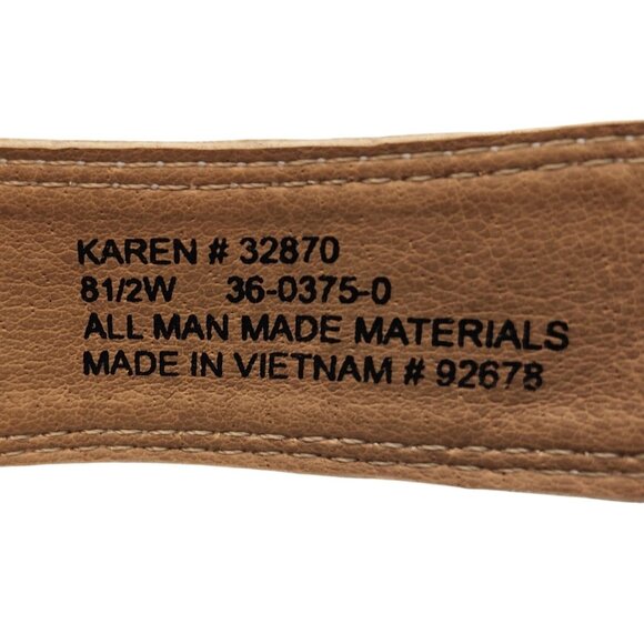 Comfortview 8.5W Espadrilles Karen Sandals White Man Made READ - Picture 6 of 8